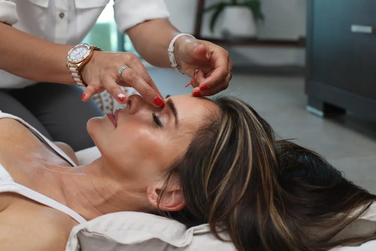 First time facial consultation with licensed esthetician at AVES Beauty San Francisco