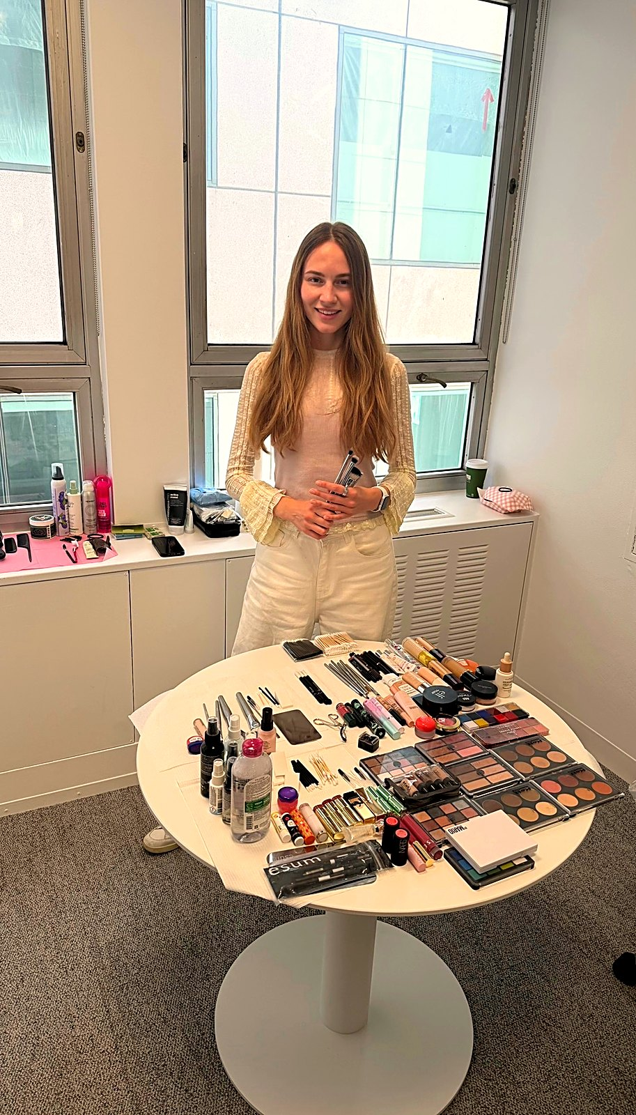 Mariia Korolkova, hair and makeup artist at AVES Beauty San Francisco